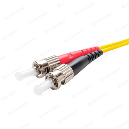 Cable de conexión dúplex de fibra monomodo y multimodo de ST a ST